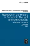 Research in the History of Economic Thought and Methodology cover