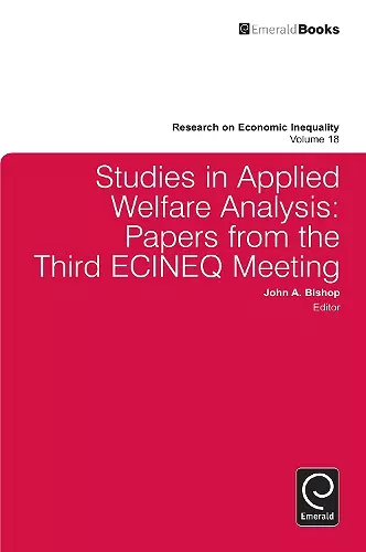 Studies in Applied Welfare Analysis cover