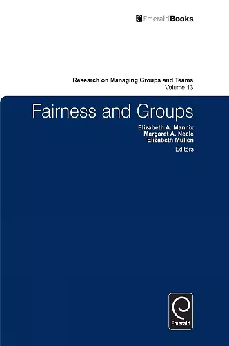 Fairness and Groups cover