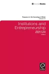 Institutions and Entrepreneurship cover