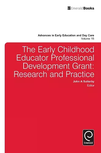 The Early Childhood Educator Professional Development Grant cover