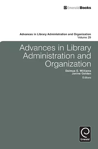 Advances in Library Administration and Organization cover