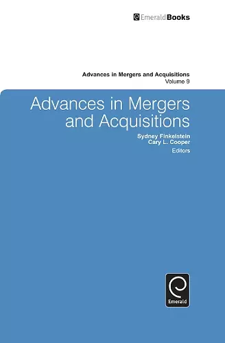 Advances in Mergers and Acquisitions cover