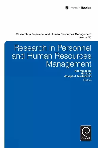 Research in Personnel and Human Resources Management cover