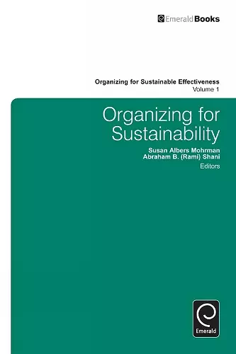 Organizing for Sustainability cover