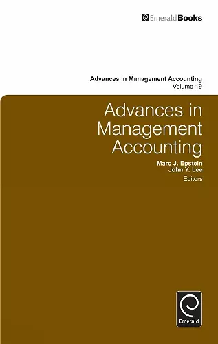 Advances in Management Accounting cover