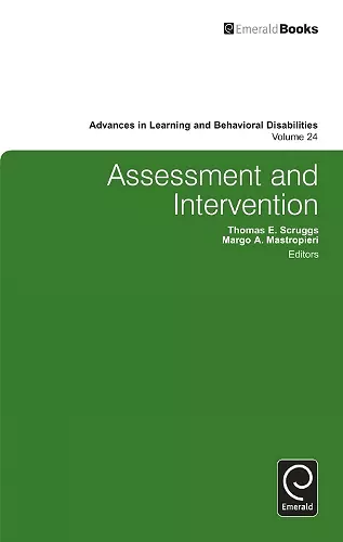 Assessment and Intervention cover