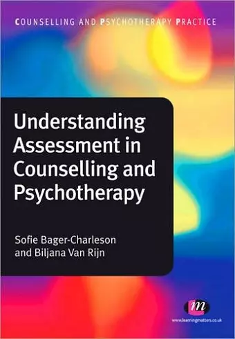 Understanding Assessment in Counselling and Psychotherapy cover