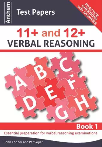 Anthem Test Papers 11+ and 12+ Verbal Reasoning Book 1 cover