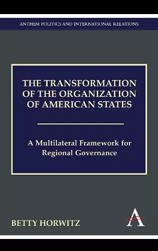 The Transformation of the Organization of American States cover