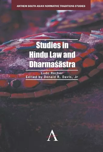 Studies in Hindu Law and Dharmaśāstra cover