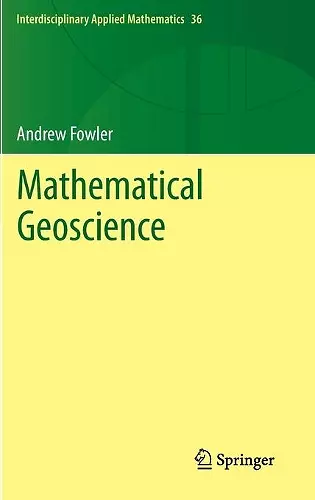 Mathematical Geoscience cover