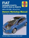 Fiat Grande Punto, Punto Evo and Punto Petrol (06 - 15) Haynes Repair Manual cover