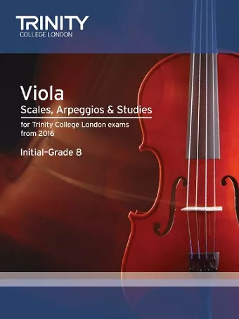 Viola Scales, Arpeggios & Studies Initial - Grade 8 from 2016 cover