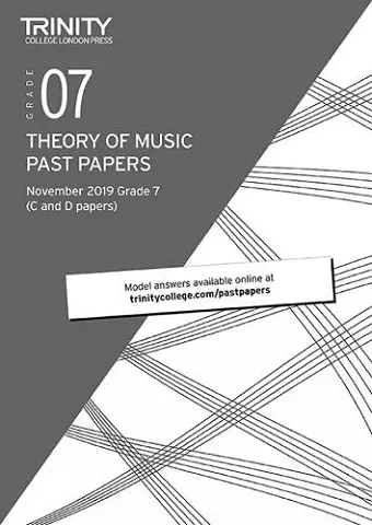 Trinity College London Theory Past Papers Nov 2019: Grade 7 cover