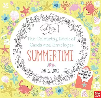 National Trust: The Colouring Book of Cards and Envelopes - Summertime cover