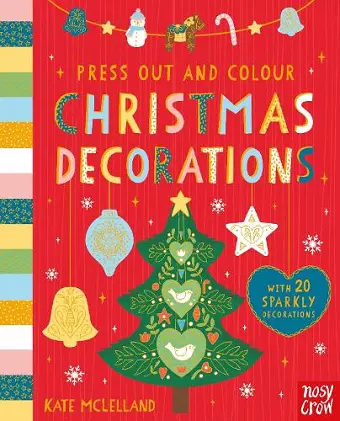 Press Out and Colour: Christmas Decorations cover