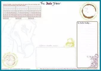 The Dodo Jotter Pad - A3 Desk Sized Jotter-Scribble-Doodle-to-do-List-Tear-off-Notepad cover