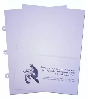 Dodo Pad Laminated Pouched Dividers cover