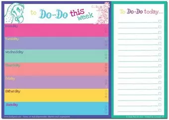 Dodo Daily to Do List Notepad (A4) Bright cover