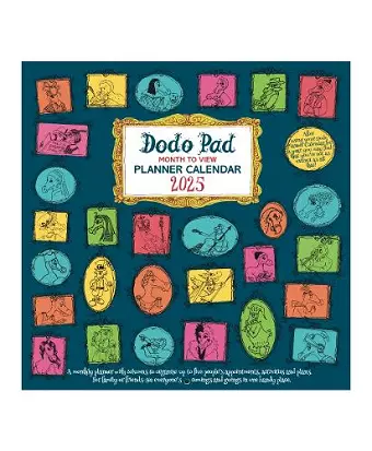 The Dodo Pad Family Planner Calendar 2025 - Month to View with 5 Daily Columns cover