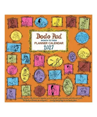 Dodo Pad Family Planner Calendar 2027 - Month to View with 5 Daily Columns cover