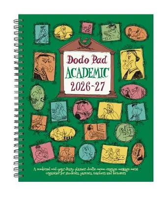Dodo Pad Academic 2026-2027 Mid Year Desk Diary, Academic Year, Week to View cover