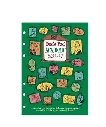 Dodo Pad Academic 2026-2027 Filofax-compatible A5 Organiser Diary Refill, Mid Year / Academic Year, Week to View cover