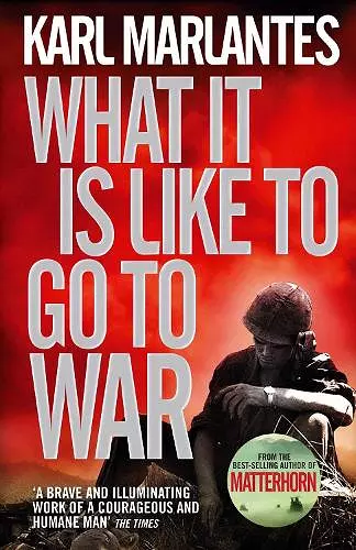 What It Is Like To Go To War cover
