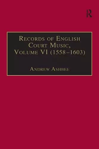 Records of English Court Music cover