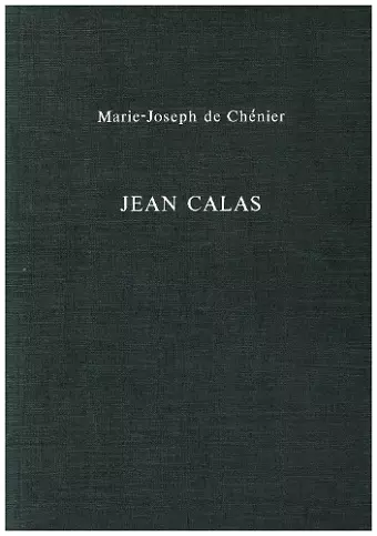 Jean Calas cover