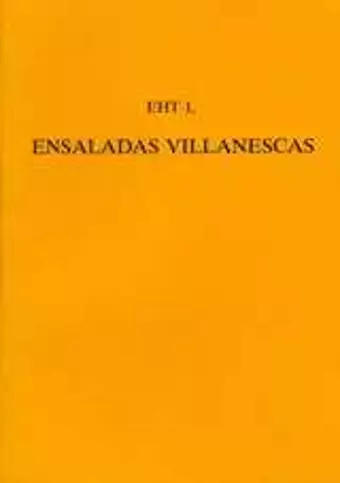 'Ensaladas Villanescas' From The 'Romancero Nuevo' cover