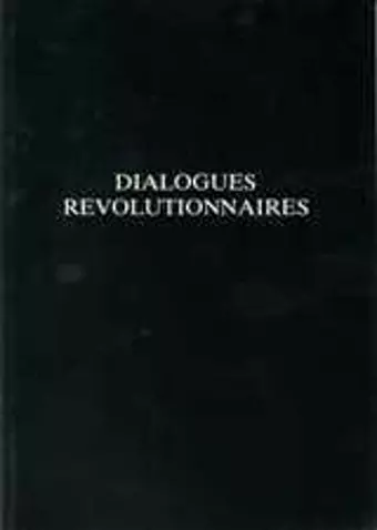 Dialogues Révolutionnaires cover