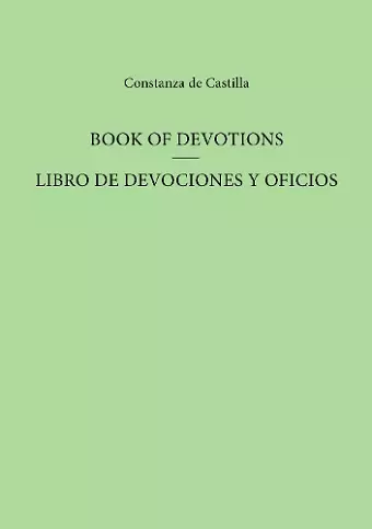 Book of Devotions/Libro de Devociones y Oficios cover