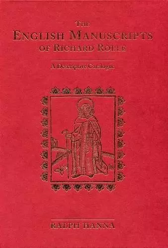 The English Manuscripts of Richard Rolle cover