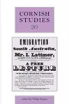 Cornish Studies Volume 20 cover