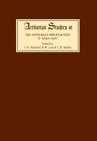 Arthurian Bibliography II cover