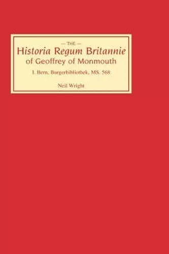 Historia Regum Britannie of Geoffrey of Monmouth I cover