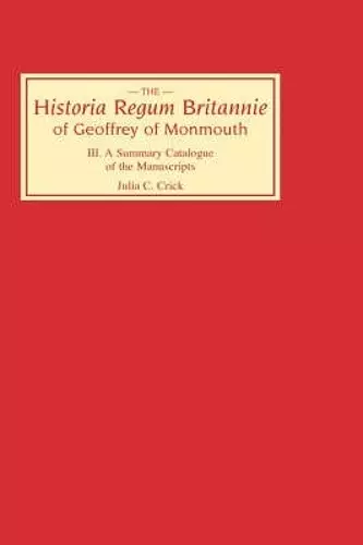 Historia Regum Britannie of Geoffrey of Monmouth III cover