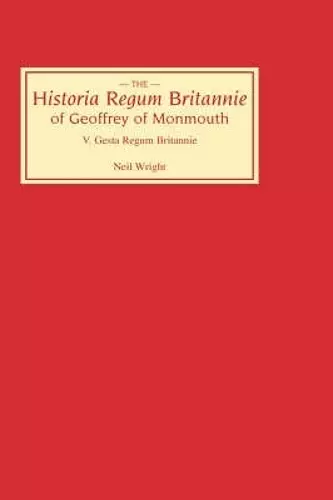 Historia Regum Britannie of Geoffrey of Monmouth V cover