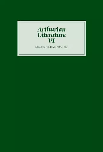 Arthurian Literature VI cover