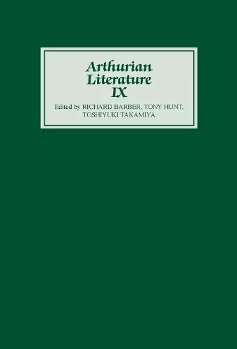 Arthurian Literature IX cover