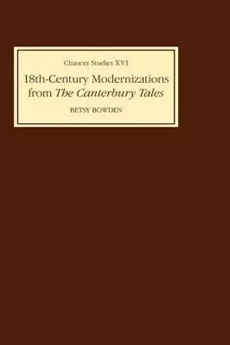 Eighteenth-Century Modernizations from the Canterbury Tales cover