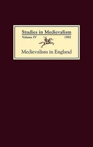 Studies in Medievalism IV cover