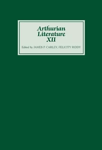 Arthurian Literature XII cover