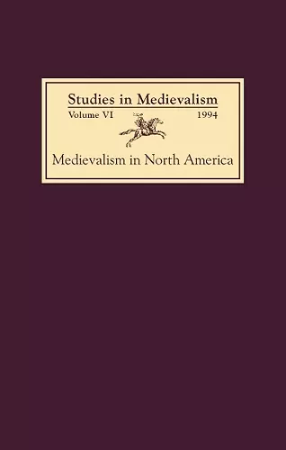 Studies in Medievalism VI cover