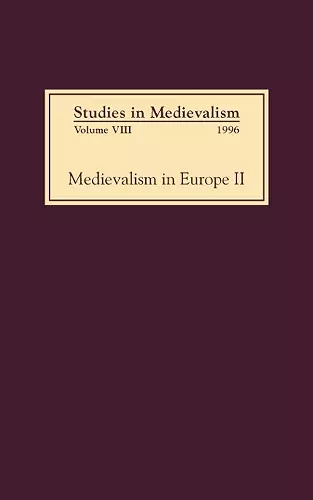 Studies in Medievalism VIII cover