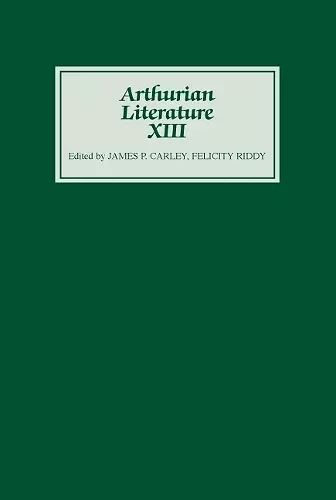 Arthurian Literature XIII cover