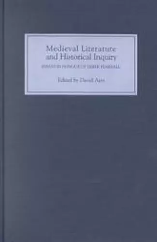 Medieval Literature and Historical Inquiry cover