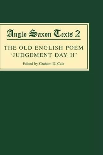 The Old English Poem Judgement Day II cover